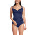 ფოტო #16 პროდუქტის Women's Tummy Control V-Neck Wrap Underwire Tankini Swimsuit Top