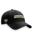 Men's Black Pittsburgh Penguins Authentic Pro Rink Adjustable Hat