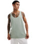 ASOS DESIGN vest in light green