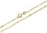 Gold bracelet Lambada with plates 19 cm 261 115 00234