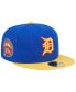 ფოტო #2 პროდუქტის Men's Royal, Yellow Detroit Tigers Empire 59FIFTY Fitted Hat