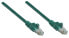 Фото #4 товара Intellinet Network Patch Cable - Cat6A - 20m - Green - Copper - S/FTP - LSOH / LSZH - PVC - RJ45 - Gold Plated Contacts - Snagless - Booted - Lifetime Warranty - Polybag - 20 m - Cat6a - S/FTP (S-STP) - RJ-45 - RJ-45