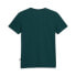 Puma Upfront Line Crew Neck Short Sleeve T-Shirt Womens Green Casual Tops 679165