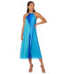 Women's Colorblocked Halter Dress