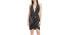 Фото #1 товара Aqua 289284 Sequin Halter Mini Evening Dress - Black Cooper Size L