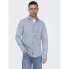 Фото #7 товара ONLY & SONS Benny Reg Chambray long sleeve shirt