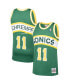 Men's Detlef Schrempf Green Seattle SuperSonics 1994-95 Hardwood Classics Swingman Player Jersey