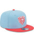 Фото #4 товара Men's Light Blue, Red Chicago Bears Two-Tone Color Pack 9FIFTY Snapback Hat