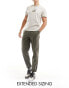 ASOS DESIGN classic rigid chino in washed khaki