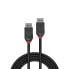 Фото #4 товара Lindy 0.5m DisplayPort 1.2 Cable - Black Line - 0.5 m - DisplayPort - DisplayPort - Male - Male - 4096 x 2160 pixels