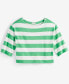 Women's Stripe Boat-Neck Top, Created for Macy's