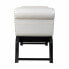 Bench Alexandra House Living White Polyurethane MDF Wood 40 x 65 x 90 cm