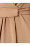 Фото #45 товара Платье женское Koton Oversize Midi с поясом и V-образным вырезом