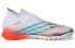 Фото #3 товара adidas Predator Edge1 TF 草地 防滑耐磨包裹性抗冲击 足球鞋 白黄蓝 / Кроссовки Adidas Predator Edge1 TF GZ6101