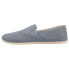 TOMS Redondo Slip On Womens Blue Flats Casual 10018307T