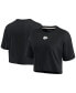 ფოტო #4 პროდუქტის Women's Black Kansas City Chiefs Super Soft Short Sleeve Cropped T-shirt