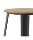 Фото #33 товара Dryden Indoor/Outdoor Bar Top Table, 30" Round All Weather Poly Resin Top With Steel Base