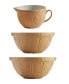 Фото #1 товара Cane Mixing and Batter Bowl, Set of 3