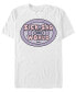 Фото #1 товара Men's Pastel Sick Sad World Eye Logo Short Sleeve T- shirt