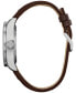 ფოტო #2 პროდუქტის Eco-Drive Men's Star Wars Han Solo Brown Leather Strap Watch 43mm