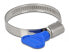 Delock 19448 - Screw (Worm Gear) clamp - Blue - Metallic - Plastic - Stainless steel - 5 cm - China