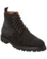 Aquatalia Leaston Weatherproof Suede Boot Men's Black 9.5