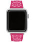 ფოტო #1 პროდუქტის Women's Pink Silicone Apple Watch Strap 38mm, 40mm, 41mm