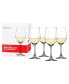 Фото #2 товара Wine Lovers White Wine Glasses, Set of 4, 13.4 Oz