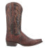 Dan Post Boots Hearst Lizard Snip Toe Cowboy Mens Brown Casual Boots DP3078 12, D, Средняя - фото #1