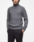 ფოტო #1 პროდუქტის Men's Braided Turtleneck Sweater