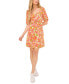 Фото #1 товара Платье CeCe женское с квадратным вырезом и объемными рукавами