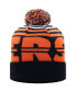 Men's Navy and Orange Auburn Tigers Colossal Cuffed Knit Hat with Pom