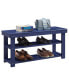 Фото #2 товара 35.5" MDF Oxford Utility Mudroom Bench with Shelves