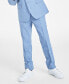 ფოტო #5 პროდუქტის Brooks Brothers Big Boys Classic Fit Machine Washable Linen Dress Pants