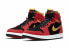 Фото #4 товара Кроссовки Nike Air Jordan 1 High Zoom Air CMFT Black Chile Red (Красный, Черный)