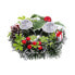 Рождественский подсвечник Красный Разноцветный Металл Пластик Ананасы 15 cm