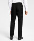 Фото #3 товара Men's Classic-Fit Stretch Black Tuxedo Pants, Created for Macy's