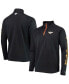 ფოტო #3 პროდუქტის Men's Black Virginia Tech Hokies Terminal Tackle Fleece Raglan Omni-Shade Quarter-Zip Jacket