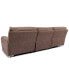 Hutchenson 3-Pc. Fabric Sectional with 2 Power Recliners and Power Headrests