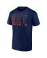 Men's Navy, White Detroit Tigers Two-Pack Combo T-shirt Set