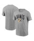 Фото #4 товара Men's Heathered Gray New Orleans Saints Team Athletic T-shirt