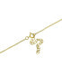ფოტო #3 პროდუქტის Cubic Zirconia Butterfly Pendant Necklace in 18k Gold-Plated Sterling Silver, 16" + 2" extender, Created for Macy's