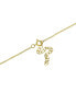 Cubic Zirconia Butterfly Pendant Necklace in 18k Gold-Plated Sterling Silver, 16" + 2" extender, Created for Macy's