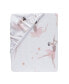 Фото #2 товара Ballerina Baby Breathable 100% Cotton Fitted Crib Sheet - White
