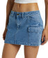 ფოტო #3 პროდუქტის Women's Hilary Denim Cargo Skirt