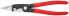 KNIPEX 13 81 200 - Notching pliers - 1.5 cm - Scratch resistant,Shock resistant - Steel - Plastic - Red