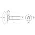 EUROMARINE ISO 10642 A4 M6x16 mm HC Countersunk Screw