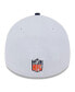 Фото #6 товара Men's White, Navy Denver Broncos 2023 Sideline 39THIRTY Flex Hat