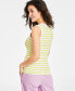 ფოტო #4 პროდუქტის Women's Ribbed U-Neck Tank, Created for Macy's