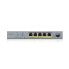 Фото #4 товара ZyXEL GS1350-6HP-EU0101F - Managed - L2 - Gigabit Ethernet (10/100/1000) - Power over Ethernet (PoE) - Wall mountable